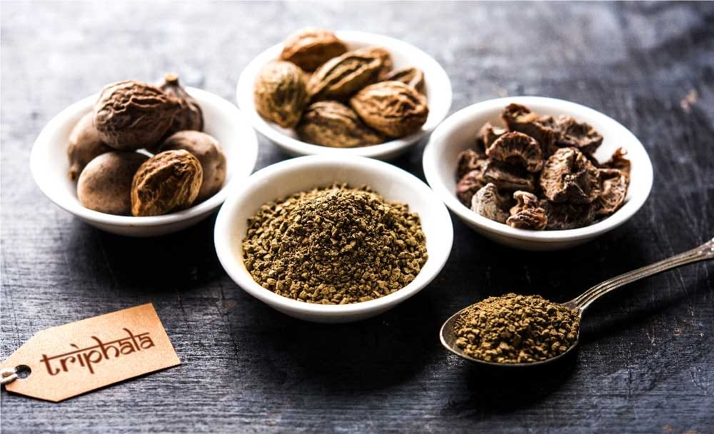Triphala helps  repairing damaged hair