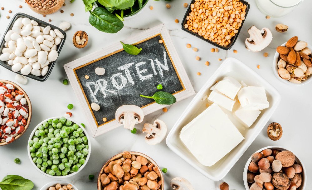 choose healthy sources of protein - balanced diet food