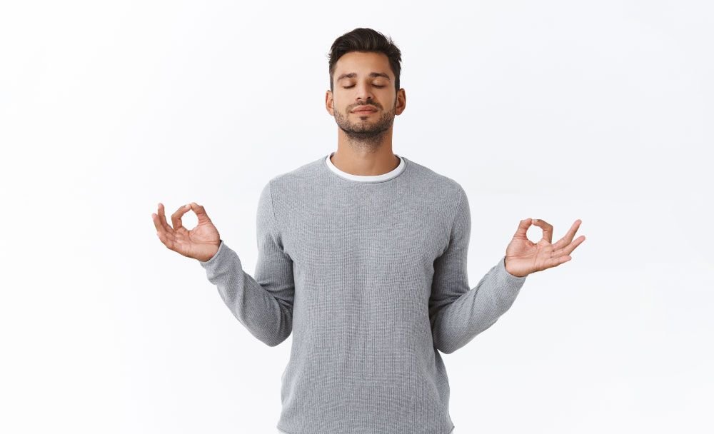 Reduced stress and anxiety - vajrasana benefits