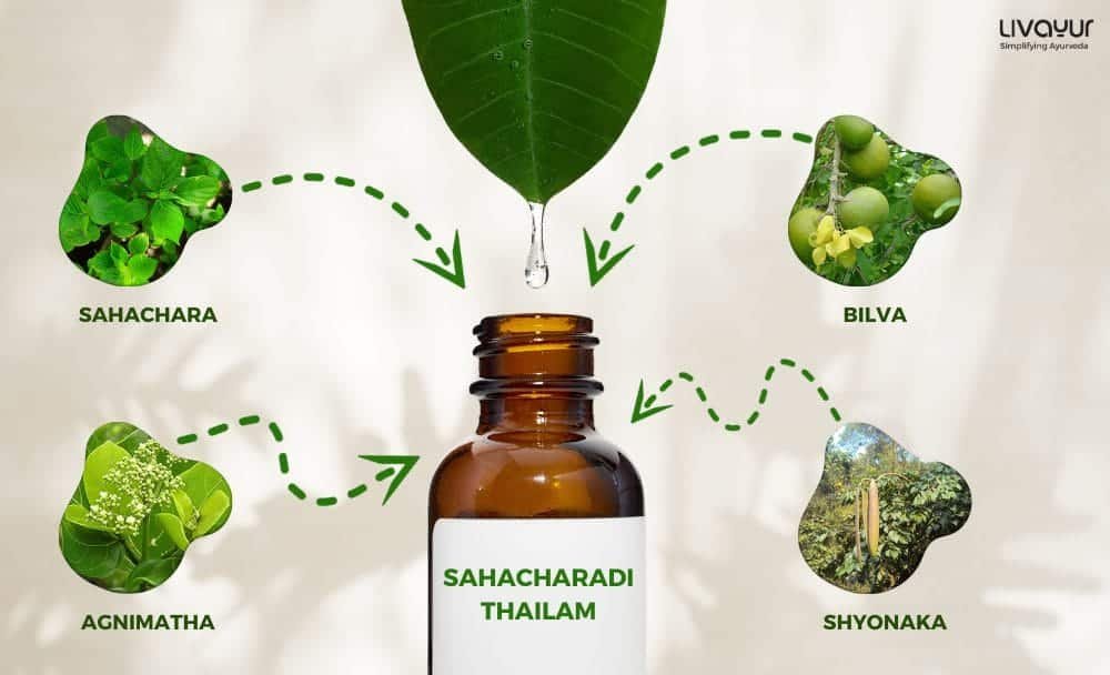 Sahacharadi Thailam Uses, Benefits & More Sahacharadi Thailam: Uses, Benefits